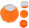 EE Toys Natural Latex Rubber Squeaky Dog Toy - Pumpkin Design