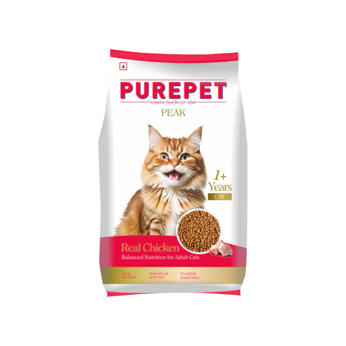 Purepet Peak Real Chicken Adult Dry Food (1 kg + 200 g Free Inside)