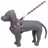 Kennel Purple Unicorn Printed Padded Click Lock Adjustable Harness