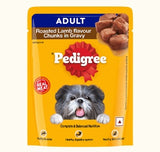 Pedigree Adult Roasted Lamb Chunks In Gravy Pouch