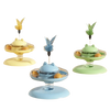 Petropolis Pet Leaky Turntable 3-in-1 Cat Toy with Rocking Spring Layer & Treat Dispenser (Color May Vary)