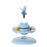 Petropolis Pet Leaky Turntable 3-in-1 Cat Toy with Rocking Spring Layer & Treat Dispenser (Color May Vary)