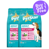 Petstar Meat & Wheat Adult All Breed Dog Dry Food Buy 1 Get 1 Free