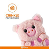 Fofos Floppy Crinkle Pig Catnip Cat Toy