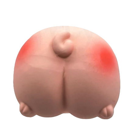 EE Toys Pig Ass Squeaky Dog Toy