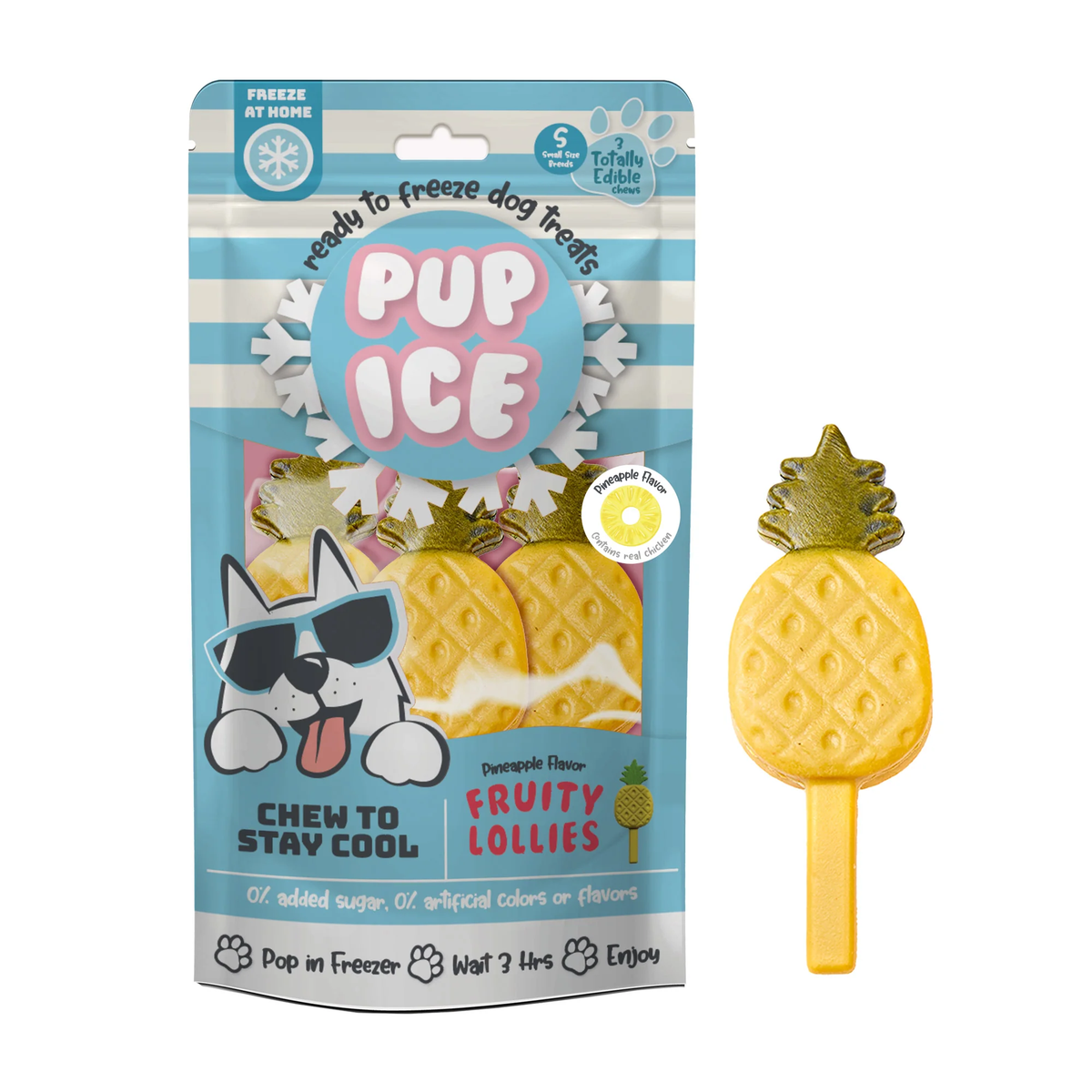 Imagineless Pup Ice Fruity Lollies - 3 Pcs