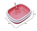 Petropolis Cat Litter Tray with Rim/Semi Closed Style