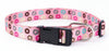 Kennel Adjustable Printed Nylon Dog Collar with Click Buckle – Pink Donuts Print