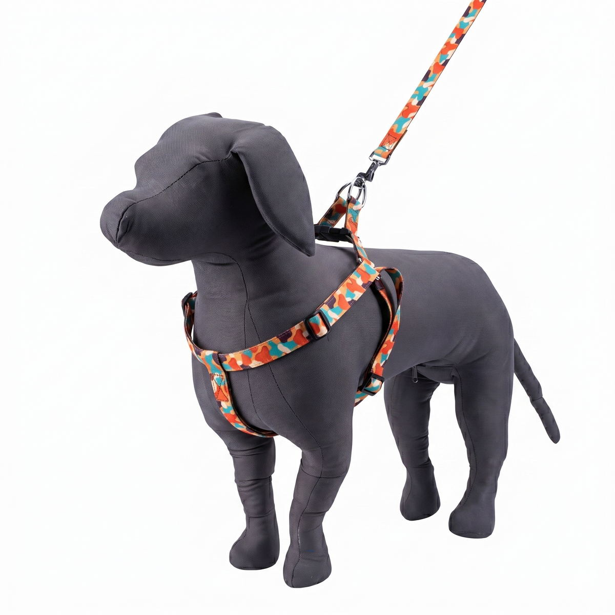 Kennel Pink Strawberry Printed Padded Click Lock Adjustable Harness