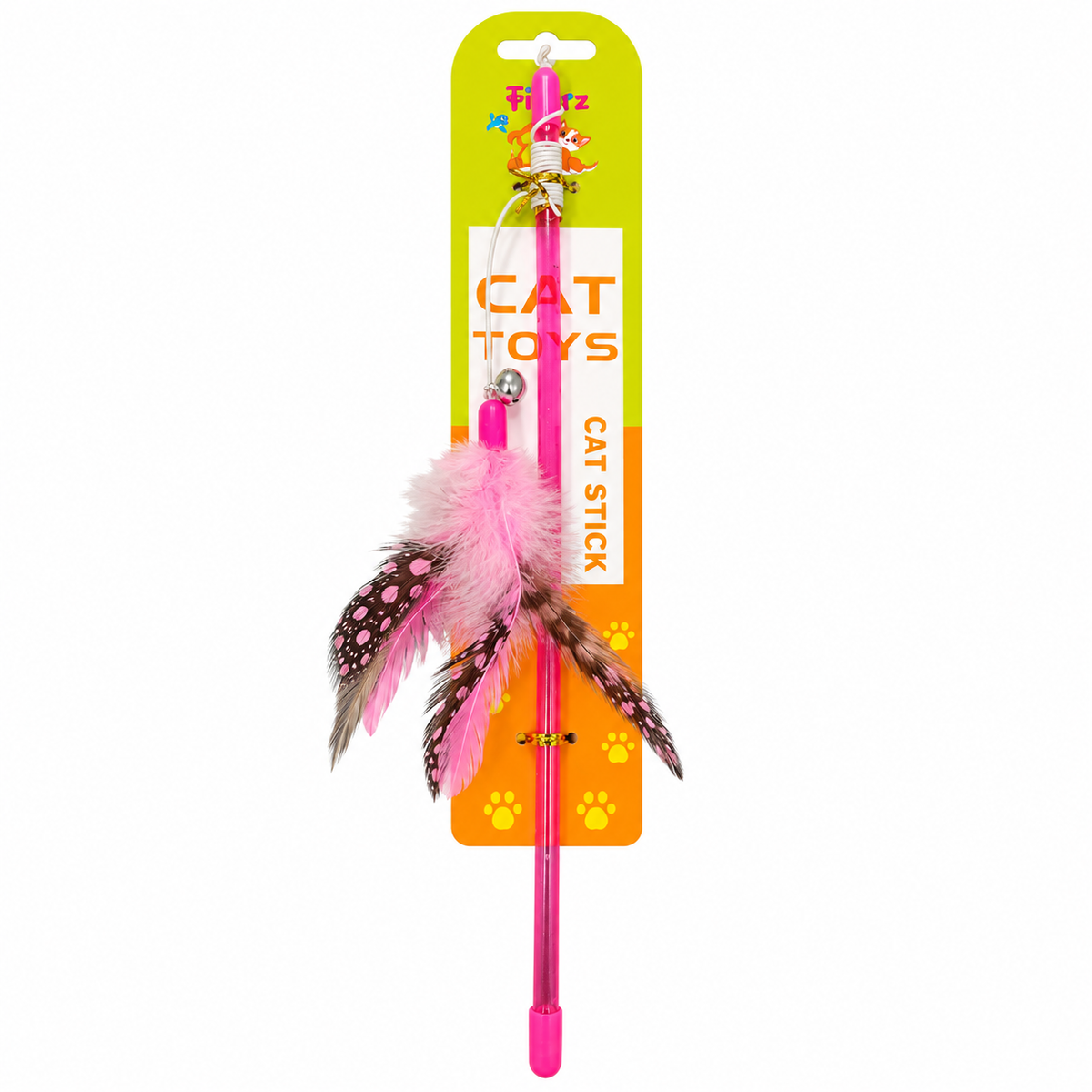 Feather With Ball Stick Cat Toy