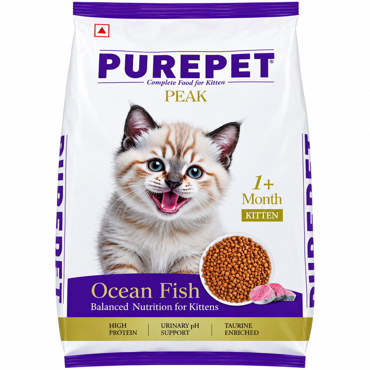 Purepet Peak Ocean Fish Kitten Dry Food