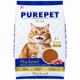 Purepet Peak Mackerel Cat Dry Food (1 kg + 200 g Free Inside )