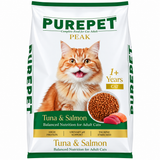 Purepet Peak Tuna & Salmon Adult Cat Dry Food (1 kg + 200 g Free Inside)