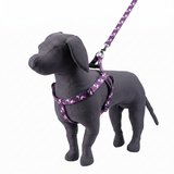 Kennel Purple Unicorn Printed Padded Click Lock Adjustable Harness