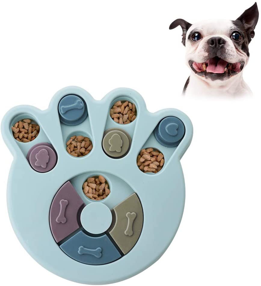 Smarty Pet Paw Shape Puzzle Treat Hider IQ Training Toy