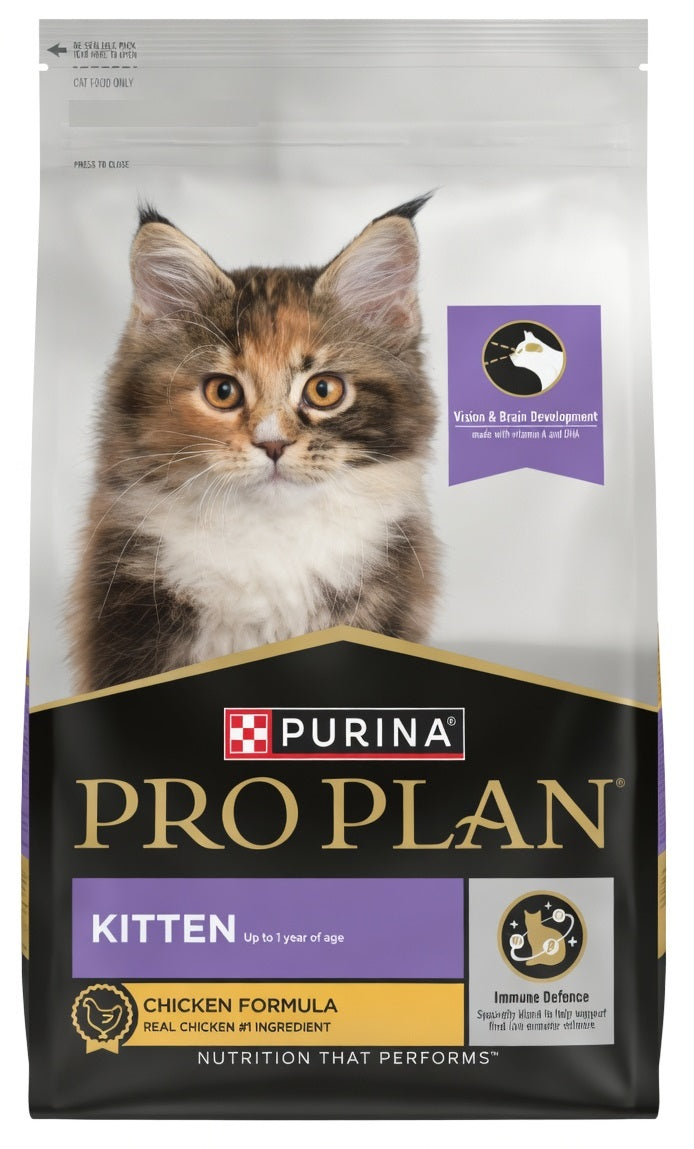 Purina Pro Plan Kitten Chicken Dry Cat Food | 380g & 1.2kg Purina Pro Plan Kitten Chicken Dry Cat Food | 380g & 1.2kg