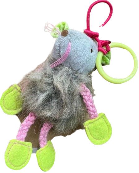 Smarty Pet Dancing Rat With Fur Toy For Cat