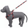 Kennel Red Black Memes Printed Padded Click Lock Adjustable Harness