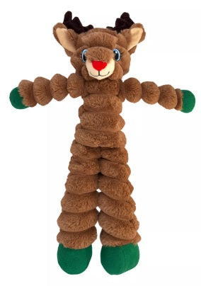 Kong Holiday Shakers Crumples Reindeer Dog Toy