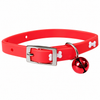 Smarty Pet Adjustable Soft Silicon Safety Buckle Bone Design Collar With Bell
