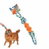 Fofos Flossy Rope Dog Toy - Blue & Orange