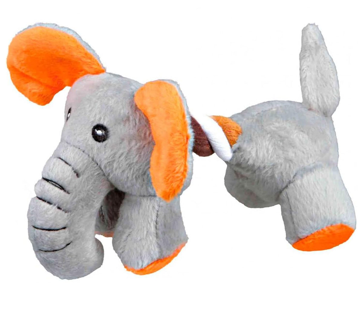 Trixie Elephant With Rope Dog Toy