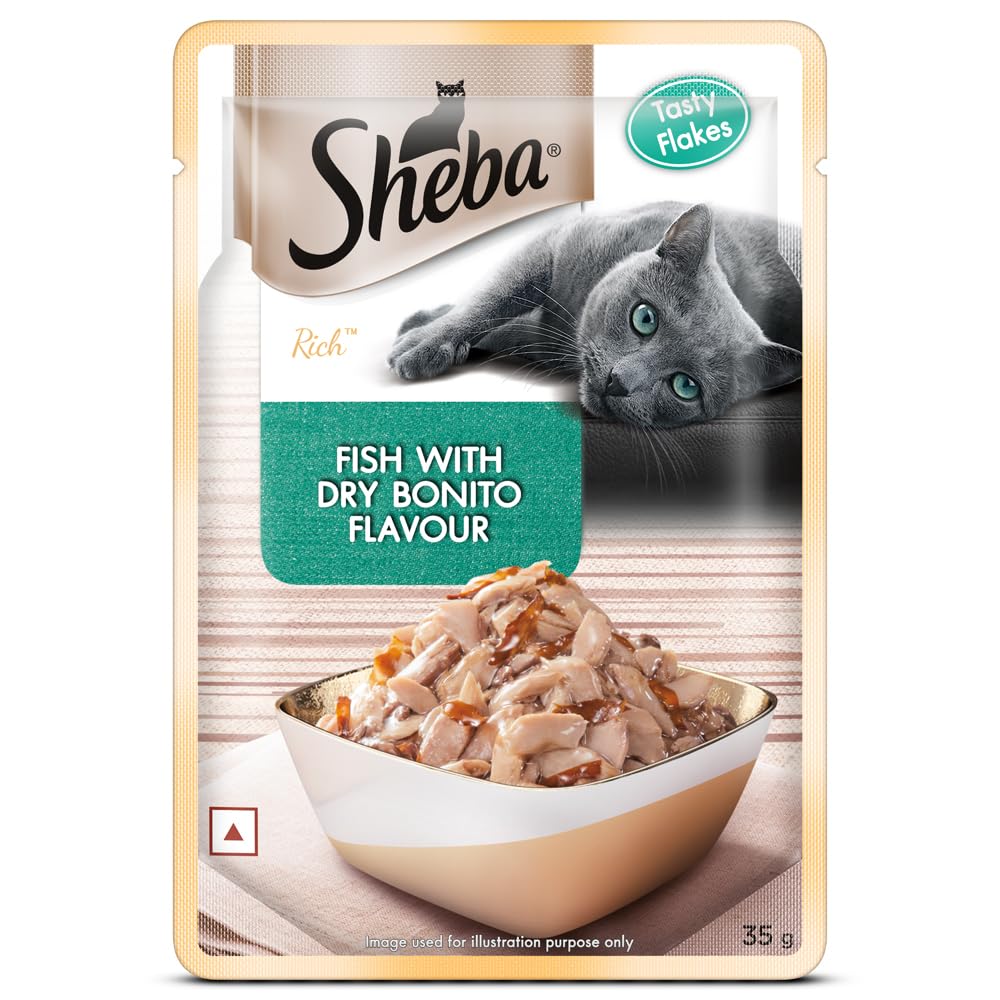 Sheba Fish With Dry Bonito Flake - (Pouch)
