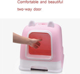 Pets Empire Enclosed Cat Litter Box with Lid & Handle