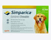 Zoetis : Simparica (Sarolaner) 80mg Chewable Tablets for Dogs (44.1-88.0 lbs) - 1 Tablets