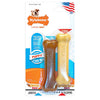 Nylabone Puppy Chew & Power Chew Chicken Flavor & Peanut Butter Flavor Twin Pack
