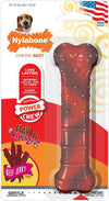 Nylabone Dura Power Chew Long Lasting Textured Bone Beef Jerky Flavor