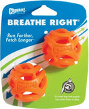 Chuckit Breath Right Air Fetch Ball Dog Toy (Pack Of 2)
