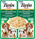 Inaba Twin Pack Chicken With Vegetables Recipe In Chicken Broth Dog Treat