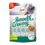 Gnawlers Smooth & Creamy Lickable Cat Treat Chicken & Liver Flavour Mega Pack 15g x 20 pcs
