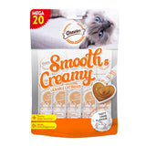 Gnawlers Smooth & Creamy Lickable Cat Treat Crab Flavour Mega Pack 15g x 20 pcs