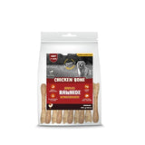 Gnawlers Rawhide Chicken Bone For Medium Dog 4 Inch - 400 g