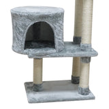 Pets Empire Cat Tree Condo with Sisal Scratching Posts and Jump Platform