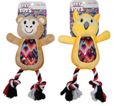 Holy Paws Plush & Rope Tug Toy