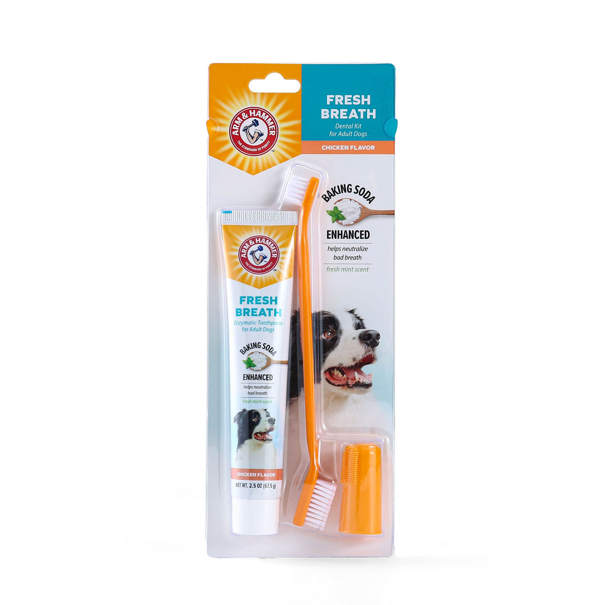 Arm & Hammer: Fresh Breath Dental Kit For Adult Dogs - Chicken Flavor