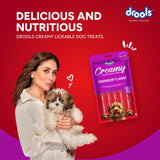 Drools Creamy Lickable Strawberry Flavour Dog Treats (Buy 4 Get 1 Free )