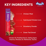 Drools Creamy Lickable Strawberry Flavour Dog Treats (Buy 4 Get 1 Free )
