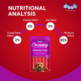 Drools Creamy Lickable Strawberry Flavour Dog Treats (Buy 4 Get 1 Free )