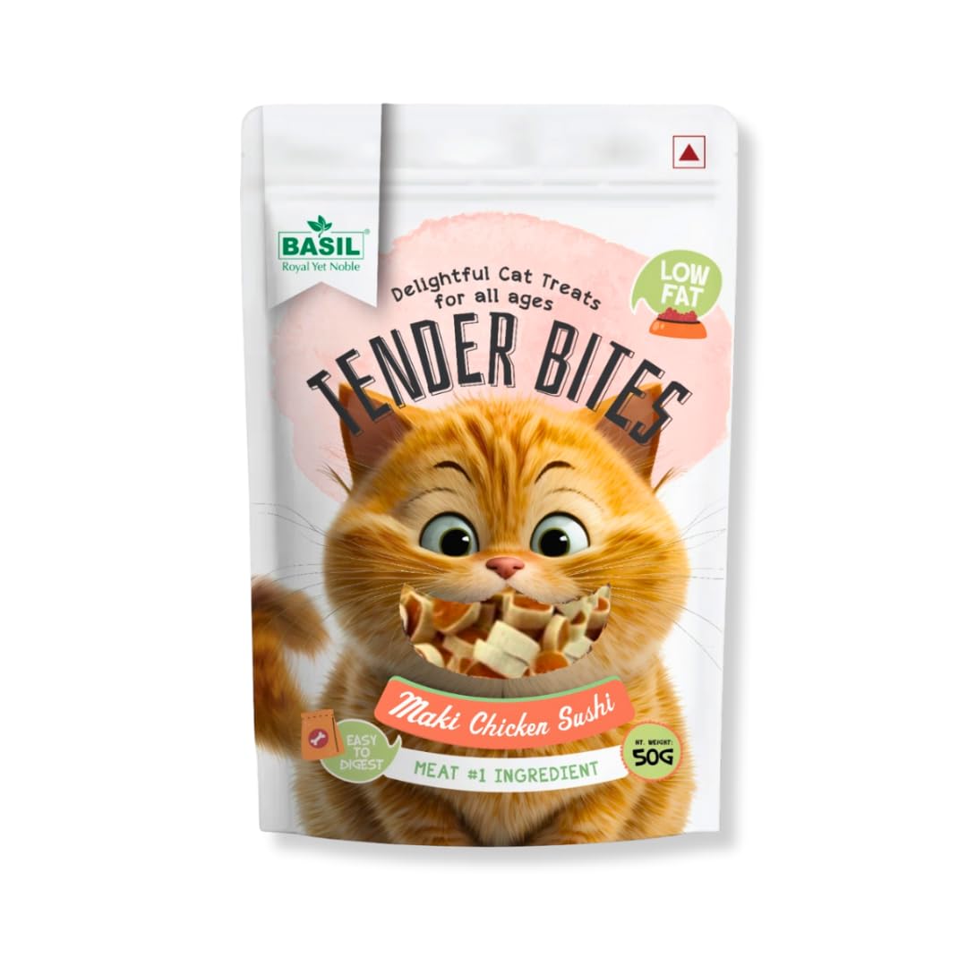Basil Tender Bites  Maki Chicken Sushi Premium Cat Treats