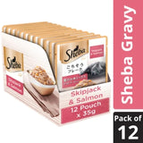 Sheba Skipjack and Salmon Cat Pouch