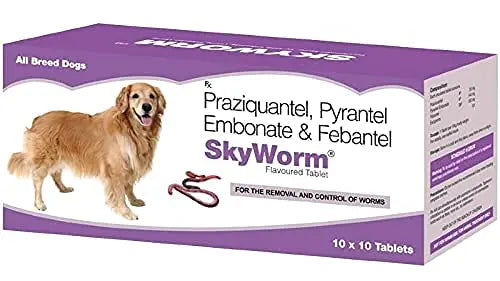Skyec SkyWorm Deworming Tablets for Dogs