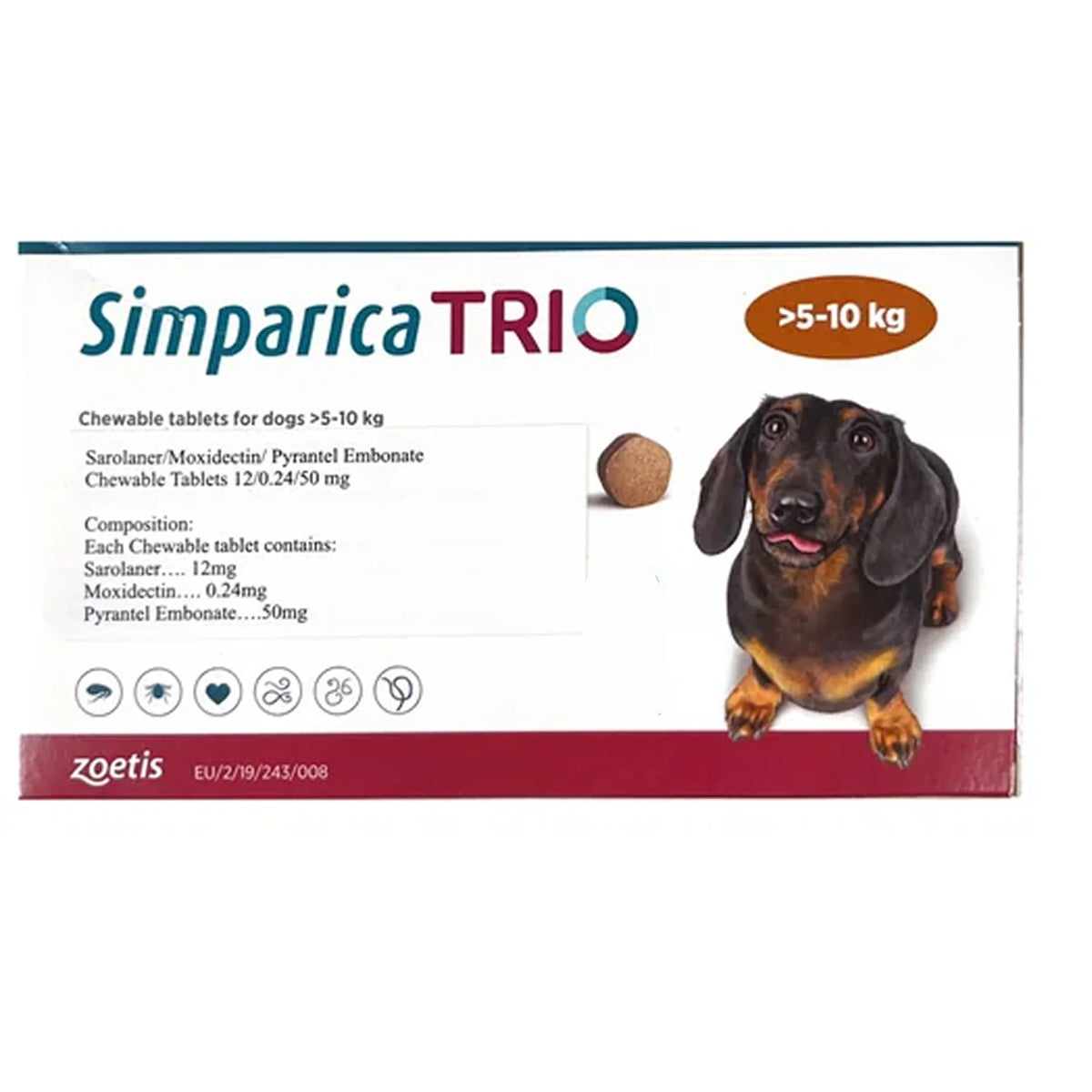 Zoetis Smptrio Tables For Dog 5-10 kg