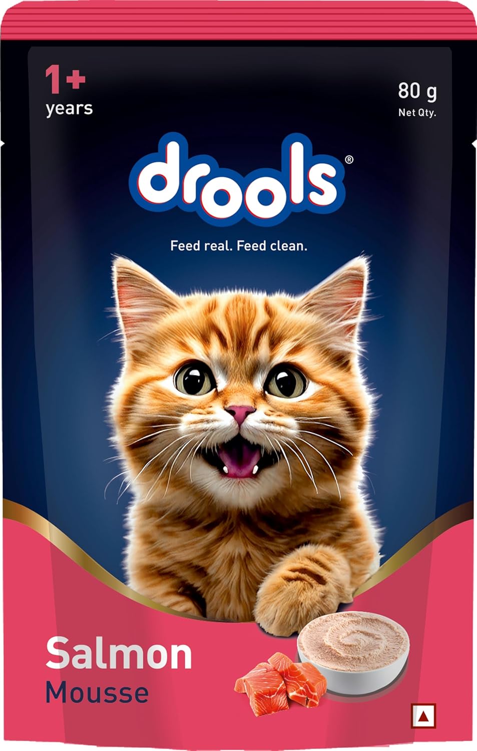 Drools Salmon Mousse Adult Cat Gravy Pouch