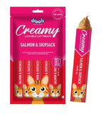 Drools Creamy Treats Salmon & Skipjack Cat Treat Buy 4 Get 1 Sachet Free Inside