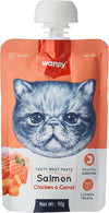 Wanpy Tasty Meat Paste – Salmon with Chicken & Carrot Cat Treat