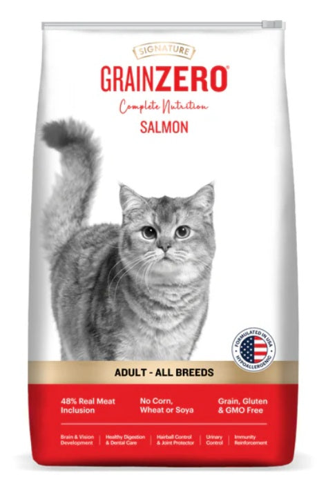Signature Grainzero Adult All Breed Salmon Cat Dry Food